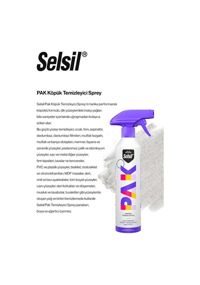 Selsil Pak Köpük Temizleyici Sprey 500 Ml, 7 Al 6 Öde Ve Rosie Pamuk