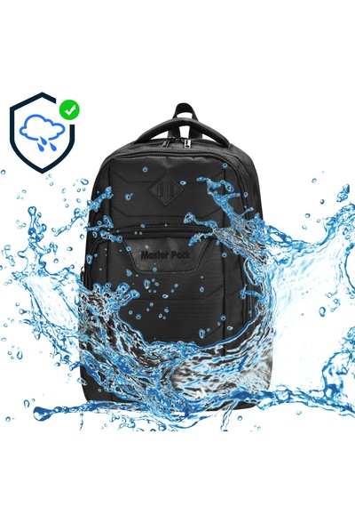 Çok Gözlü Su Geçirmez Suluklu Ortopedik Sırt Çantası Model 13
