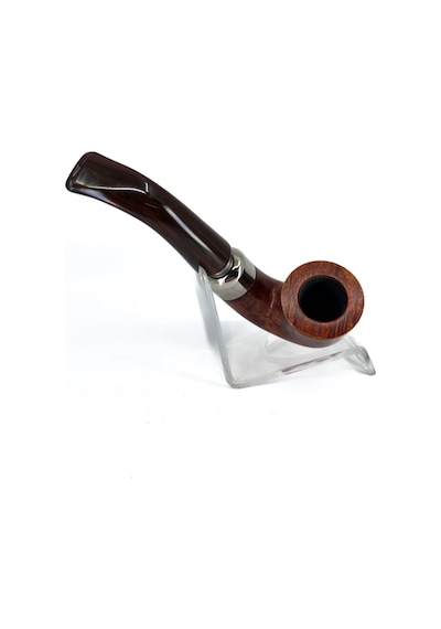 Şahin Üç Yıldız Bent Dublin 9mm. Filtreli Akrilik Saplı Pipo 237388