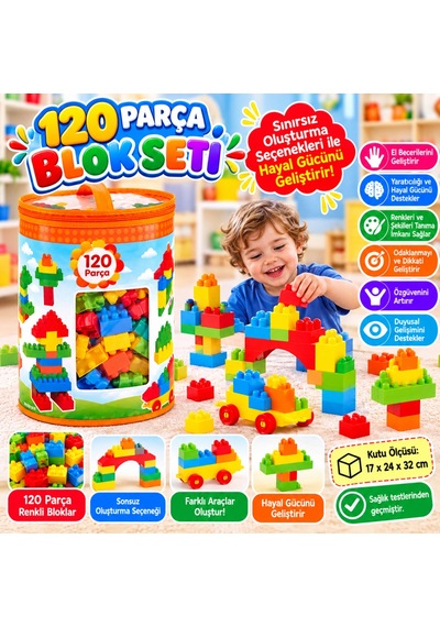 01255 Multi Bloklar 120 Parça Aklby-bsva58