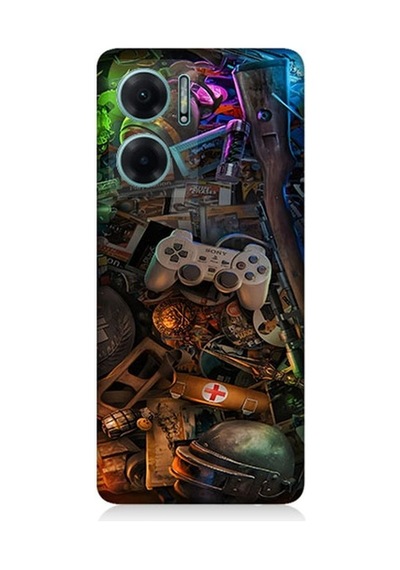 Xiaomi Redmi Note 11e Uyumlu Oyuncu Gamer Desenli Silikon Kılıf