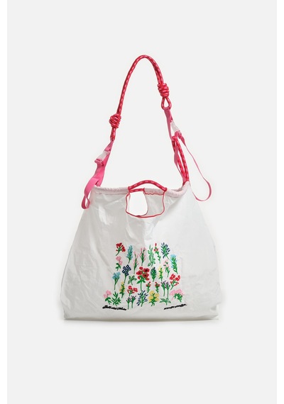 K&s Büyük Boy Desenli Tote Çanta Pembe