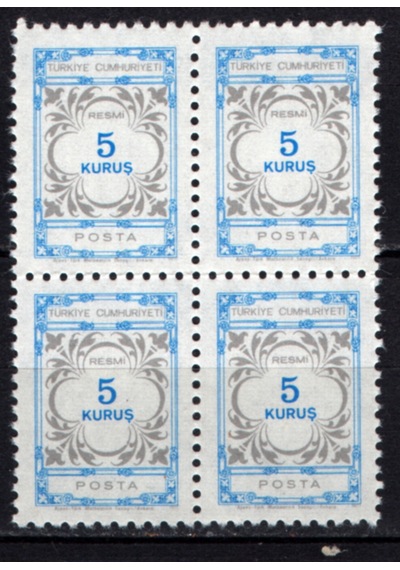 1971 Resmi Pul 5 Kuruş Tp0752 İsfila R133  Teşhir Ürün