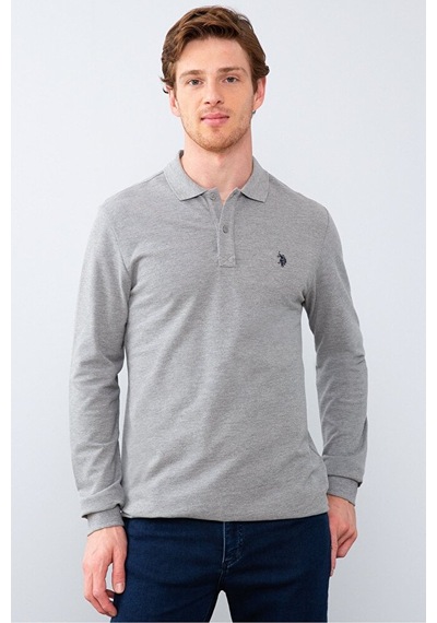 U.S. Polo Assn. Erkek Sweatshirt Gri