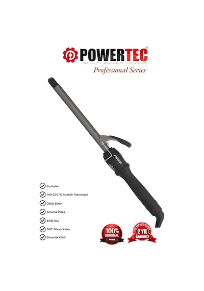 Powertec TR-16 MM Saç Maşası Siyah