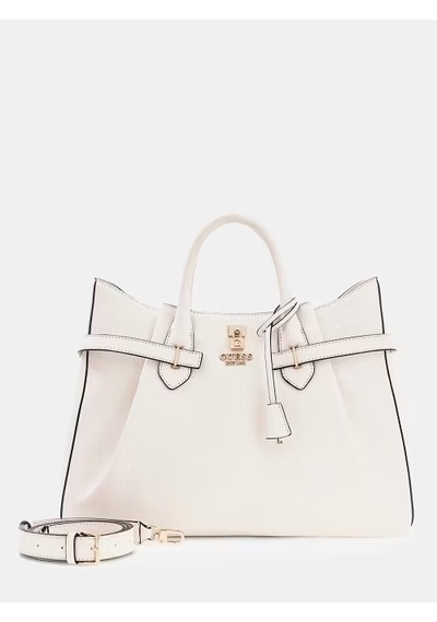 Guess Yesba Saffiano Kadın El Çantası Hwbg7833070 Beyaz