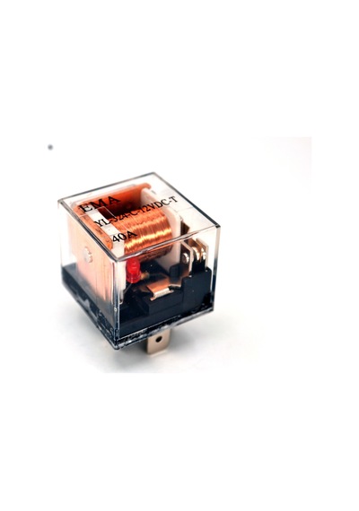25 Adet Dirençli Mini Röle Şeffaf 12v 40a 87a 5 Fişli Ledli