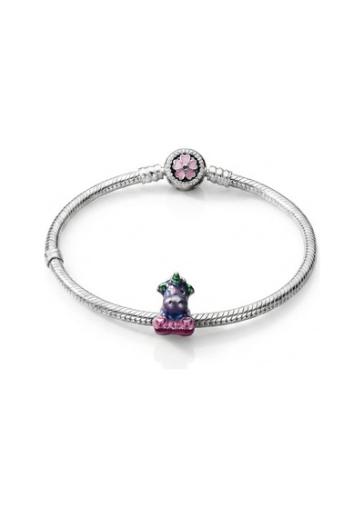 Kadın Renkli Unicorn Model Gümüş Charm