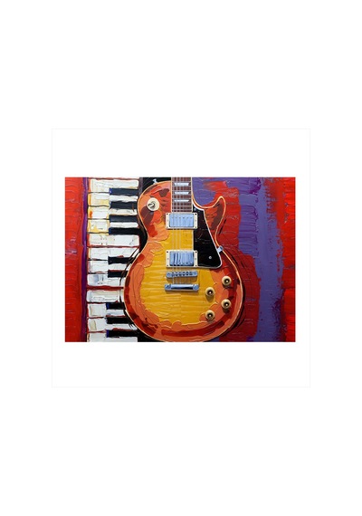 Klasik Elektro Gitar Mdf Tablo