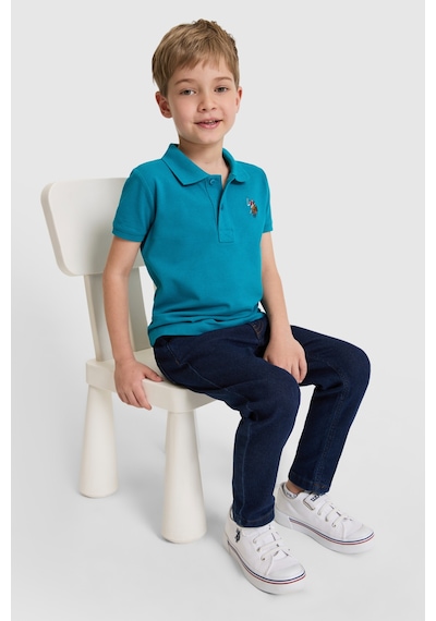 U.s. Polo Assn. Erkek Çocuk Petrol Tişört Basic 50325608-vr102