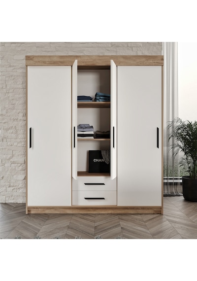 Afilli Ildır Cocuk Odası Takımı Tamamı Mdf Flora Ve Beyaz Flora Beyaz