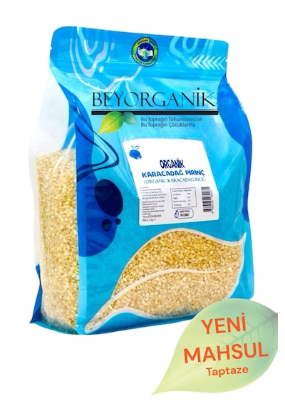Organik Pirinç Karacadağ 2,5kg Pestisit Ve Aflatoksin Analizli