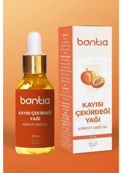 Kayısı Çekirdeği Yağı 2x20 Ml Saf Cilt Bakımı, Nemlendirici 40 ML