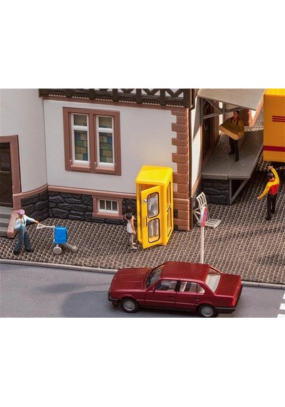1/87 Bundespost Telefon Kulübesi Maketi, Faller 180955