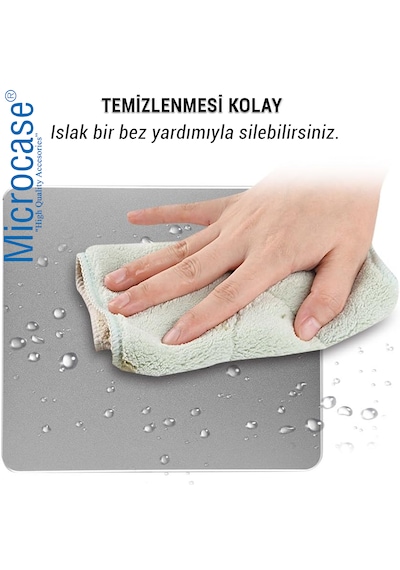 Microcase Taraftar Serisi Konforlu Kaymaz Taban Oyuncu Mousepad 25x30cm Sarı-kırmızı - Al5310