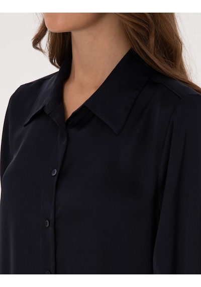 Pierre Cardin Kadın Lacivert Gömlek Desenli 50318218-vr033 Lacivert