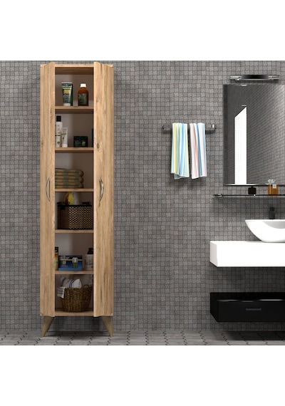 2 Kapılı 49Cm Banyo Dolabı Çam - Bdl0102
