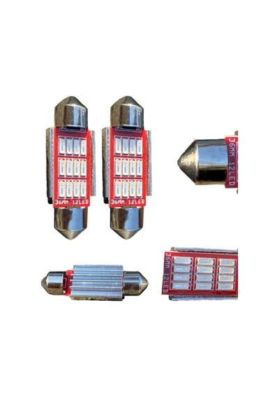 Sofit 12 Led 36mm Kırmızı