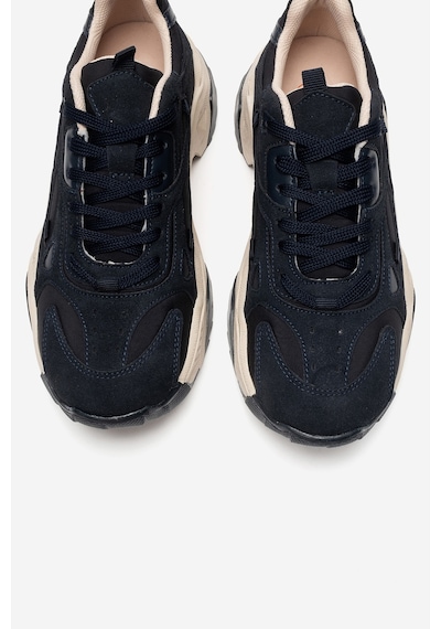 Lecce Lacivert Süet Kadın Spor Sneakers