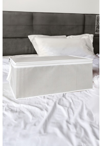 Baza Altı Hurç 50 X 30 X 20 Cm Baza Kıyafet Yastık Yorgan Hurcu 30 X 20 Kumaş Gri Tr Diğer