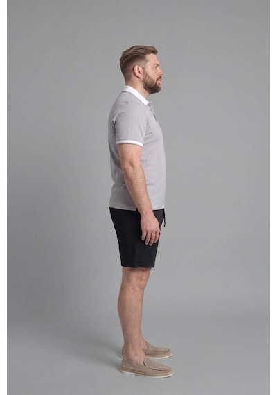 Defacto Regular Fıt Polo Yaka Kısa Kollu Polo Tişört H2054ax26spgr210 Gri-gr210