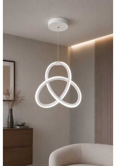 AvizeGO Azora Led Sarkıt Avize Beyaz Işık