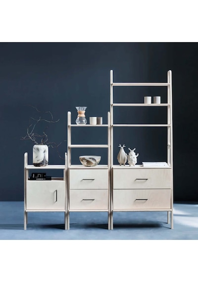 Woodesk Stanza, Ahşap, 140x50, Natural Renk, Kitaplık Cpt4677-50