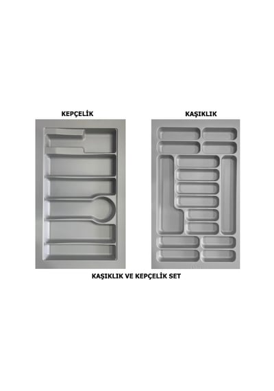 LİDER 85*49 Çekmece İçi Kepçelik ve 85*49 Kaşıklık İkili Set