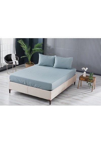 Doqu Home Colourful Fitted Çarşaf Tek Kişilik - Yeşil