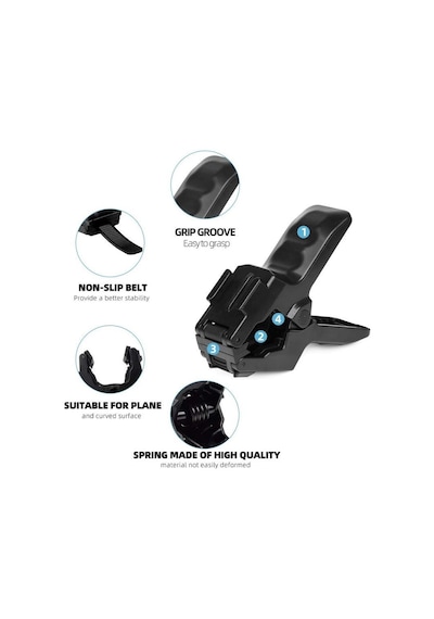 Gopro Aksiyon Kamera Flex Yılan Kelepçe Evrensel Kol 8 Bölümlü