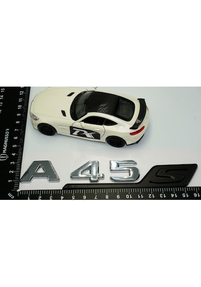 Dk Benz A 45s Bagaj Siyah Krom Abs 3m 3d Yazı Logo