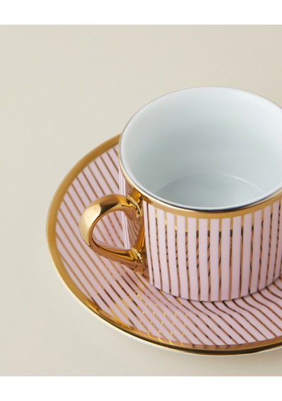 English Home Livora New Bone China 4 Parça 2 Kişilik Çay Fincanı Takımı 220 Ml Pembe