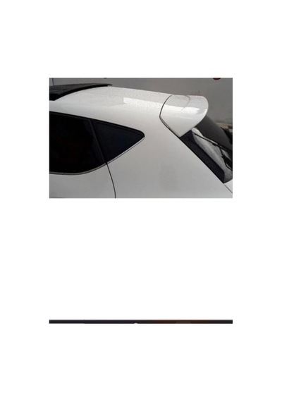 Seat Leon 2013+ Arka Spoiler Plastik Boyalı Beyaz Bagaj Üstü Spoiler Arka Üst Spoiler