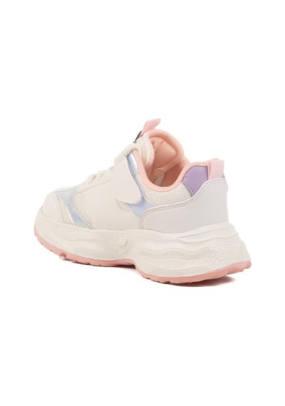 Cool Birian Kız Çocuk Bağcıklı Günlük Sneaker Spor Ayakkabı Gümüş