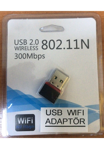 USB WIFI ADAPTÖR TAK ÇALIŞTIR 300MBPS