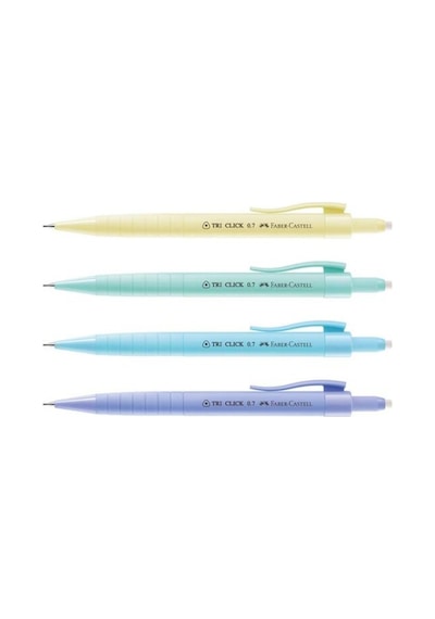 Faber Castell Tri Click Soft Versatil 0,7 Uçlu Kalem Karışık - 2 Adet Çok Renkli
