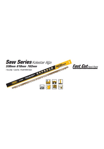 Cut Brik Bow Saw Blade Kolastar Ağzı 762 Mm ( Çatal Diş )