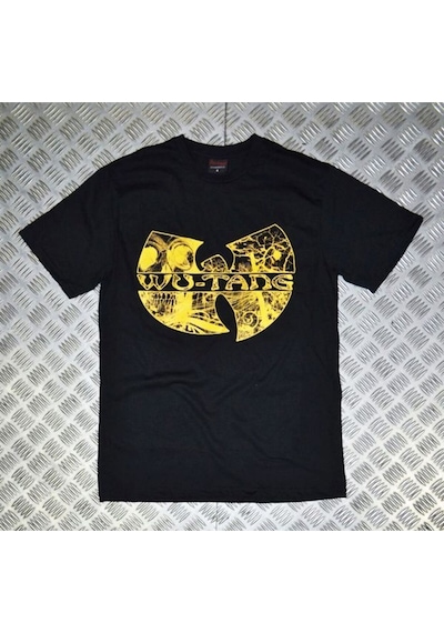 Stoned&Fame Wutang Baskılı Unisex %100 Pamuk Siyah T-shirt SIYAH