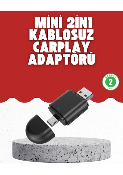 Kablosuz Carplay Dönüştürücü Akıllı Tak & Çalışt Ay2ın1-3-1f8c5