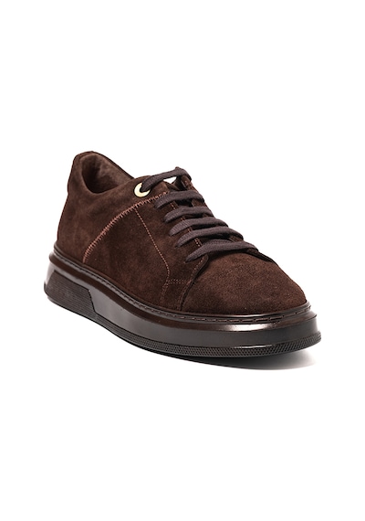 Kahve Süet Sneaker Erkek Ka-c26401 John May Munıh Shoe Kahverengi