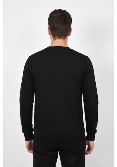 Baglan Erkek Mevsimlik Sıfır Yaka Sweatshirt Bgl-st04864 Siyah