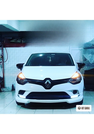 Kit Garaj Renault Clio Makyajlı Ön Ek Plastik Boyasız