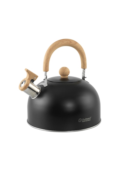 Outwell Tea Break Kettle Lux 2.2 Litre L Black Düdüklü Çaydanlık Demlik Siyah
