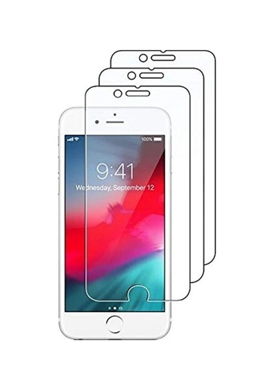 Apple iPhone Uyumlu   Se 3 2022 Temperli Kırılmaz Cam Ekran Koruyucu Film 3 Adet