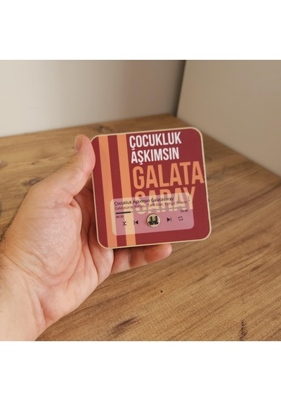 Galatasaray Temalı Kişiye Özel Müzikli Magnet