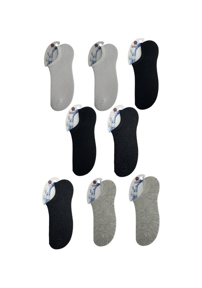 Ragi Store 8'li Sıfır Bilek Unisex Çorap Çok Renkli