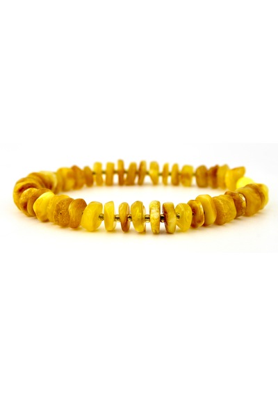 Kehribar Bileklik Amorf Tasarım Ambergold Blk23-99 Çok Renkli