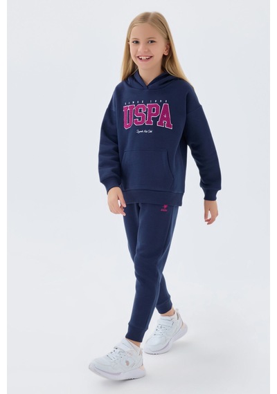 U.S. Polo Assn. Kız Çocuk Mavi Eşofman Takımı 5274-41699 Mavi