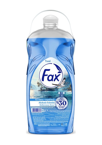 4 Adet Fax Sıvı Sabun Akdeniz Esintisi 3 L