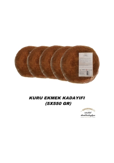 İstanbul Ekmek Kadayıfçısı Vakumlu Ekmek Kadayıfı 5 x 550 G
